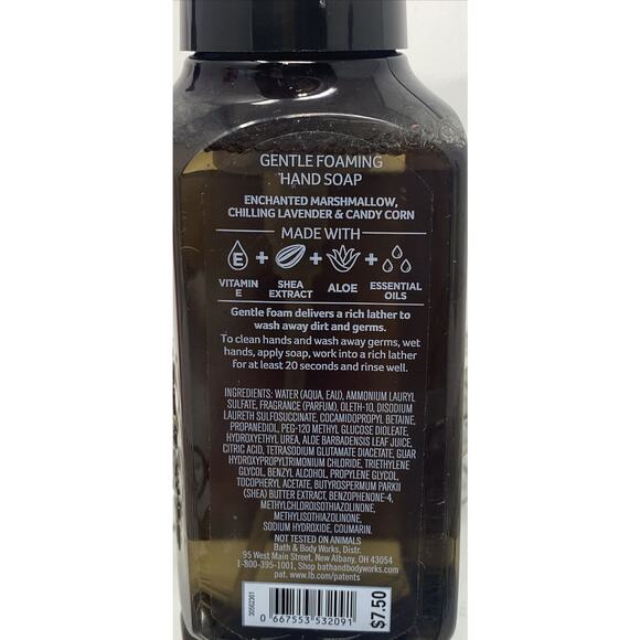 3 Bath Body Works Gentle Foaming Hand SOAP Candy Corn, Happy Hunting & Pumpkin - Picture 7 of 10